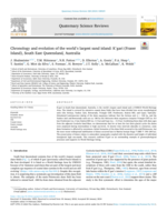 Chronology and evolution of the world's largest sand island: K'gari (Fraser Island), South East Queensland, Australia