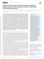 Capillary oxygen regulates demand-supply coupling by triggering connexin40-mediated conduction: Rethinking the metabolic hypothesis