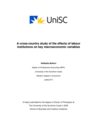 A cross-country study of the effects of labour institutions on key macroeconomic variables