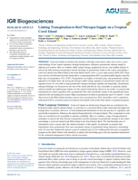 Linking Transpiration to Reef Nitrogen Supply on a Tropical Coral Island