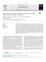 Eadem Sed Aliter. Validating an emergency department work domain analysis across three hospital configurations