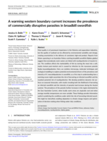 A warming western boundary current increases the prevalence of commercially disruptive parasites in broadbill swordfish