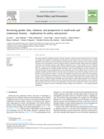Reviewing gender roles, relations, and perspectives in small-scale and community forestry – implications for policy and practice