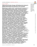 Addressing climate change with behavioral science: A global intervention tournament in 63 countries