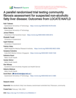 A parallel randomised trial testing community fibrosis assessment for suspected non-alcoholic fatty liver disease: Outcomes from LOCATE-NAFLD