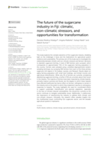 The future of the sugarcane industry in Fiji: climatic, non-climatic stressors, and opportunities for transformation