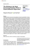 The Writing in the Sand. Introducing Sandtray Work in Futures Research Supervision