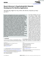 Recent Advances in Superhydrophobic Materials Development for Maritime Applications