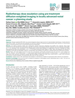 Radiotherapy dose escalation using pre-treatment diffusion-weighted imaging in locally advanced rectal cancer: a planning study