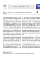 Interventions to improve patient admission and discharge practices in adult intensive care units: A systematic review