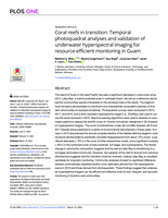 Coral reefs in transition: Temporal photoquadrat analyses and validation of underwater hyperspectral imaging for resource-efficient monitoring in Guam