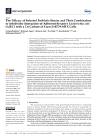 The Efficacy of Selected Probiotic Strains and Their Combination to Inhibit the Interaction of Adherent-Invasive Escherichia coli (AIEC) with a Co-Culture of Caco-2:HT29-MTX Cells