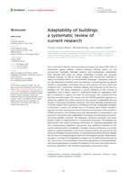 Adaptability of Buildings: A Systematic Review of Current Research