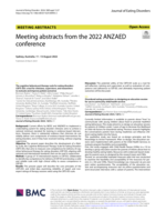 O6. Oral Ketamine and Zinc Supplementation Trial for Anorexia Nervosa