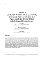 Cultural Probes as a Carefully Curated Research Design Approach to Elicit Older Adult Lived Experience
