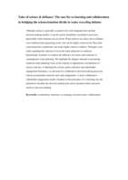 Tales of science and defiance: the case for co-learning and collaboration in bridging the science/emotion divide in water recycling debates