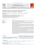 Competency domains for registered nurse preceptor professional development: Evidence from a modified e-Delphi study