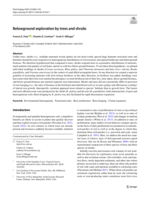 Belowground exploration by trees and shrubs