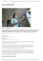 What does the new Commonwealth Prac Payment mean for students? Will it do enough to end ‘placement poverty’?
