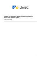 Incidence and outcomes of perioperative blood transfusions in elective-major abdominal surgery