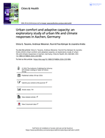 Urban comfort and adaptive capacity: an exploratory study of urban life and climate responses in Aachen, Germany