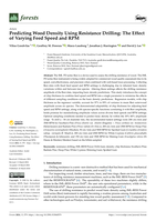 Predicting Wood Density Using Resistance Drilling: The Effect of Varying Feed Speed and RPM