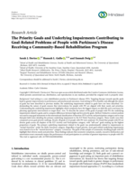 The Priority Goals and Underlying Impairments Contributing to Goal-Related Problems of People with Parkinson's Disease Receiving a Community-Based Rehabilitation Program
