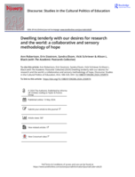 Dwelling tenderly with our desires for research and the world: a collaborative and sensory methodology of hope