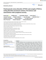 Posttraumatic stress disorder (PTSD) and complex PTSD in eating disorder treatment-seekers: Prevalence and associations with symptom severity