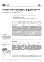 Challenges and Institutional Barriers to Forest and Landscape Restoration in the Chittagong Hill Tracts of Bangladesh