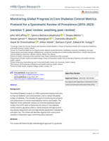 Monitoring Global Progress in Core Diabetes Control Metrics: Protocol for a Systematic Review of Prevalence (2015–2023) [version 1; peer review: awaiting peer review]