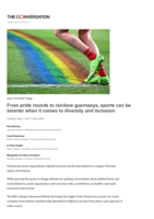 From pride rounds to rainbow guernseys, sports can be smarter when it comes to diversity and inclusion