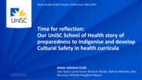Time for Reflection: Our UniSC School of Health story of preparedness to Indigenise and develop Cultural Safety in health curricula