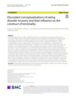 Discordant conceptualisations of eating disorder recovery and their influence on the construct of terminality