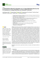 A Simulation-Based Evaluation of a Cargo-Hitching Service for E-Commerce Using Mobility-on-Demand Vehicles
