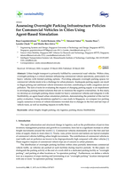 Assessing Overnight Parking Infrastructure Policies for Commercial Vehicles in Cities Using Agent-Based Simulation