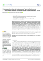 Understanding Shared Autonomous Vehicle Preferences: A Comparison between Shuttles, Buses, Ridesharing and Taxis