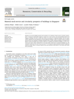 Material stock-service and circularity prospects of buildings in Singapore