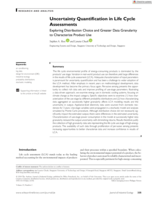 Uncertainty Quantification in Life Cycle Assessments: Exploring Distribution Choice and Greater Data Granularity to Characterize Product Use