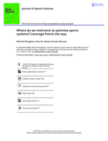 Where do we intervene to optimize sports systems? Leverage Points the way