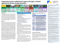 Supporting teacher wellbeing and agency through a mindset approach to climate change education
