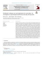 Problematic substance use and implications for road safety: An investigation on psychological dysfunction and risky driving styles