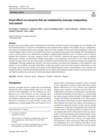 Flood effects on estuarine fish are mediated by seascape composition and context