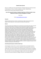 Fear of the Impaired Practitioner, Mandatory Reporting, and Clinician Suicide: A Lived Experience of Fitness to Practice Investigation as a Student