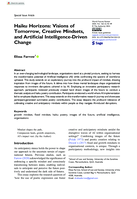 Haiku Horizons: Visions of Tomorrow, Creative Mindsets, and Artificial Intelligence-Driven Change