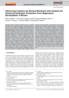 Advancing Catalysts by Nanoconfinement and Catalysis for Enhanced Hydrogen Production from Magnesium Borohydride: A Review
