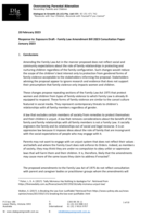 Response to: Exposure Draft - Family Law Amendment Bill 2023 Consultation Paper, January 2023