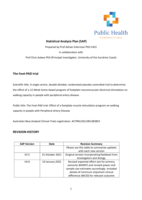 Foot-PAD trial statistical analysis plan, Version 6.0