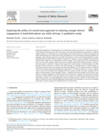 Exploring the utility of a social norm approach in reducing younger drivers’ engagement in hand-held phone use while driving: A qualitative study