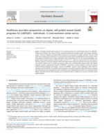 Healthcare providers perspectives on digital, self-guided mental health programs for LGBTQIA plus individuals: A cross-sectional online survey